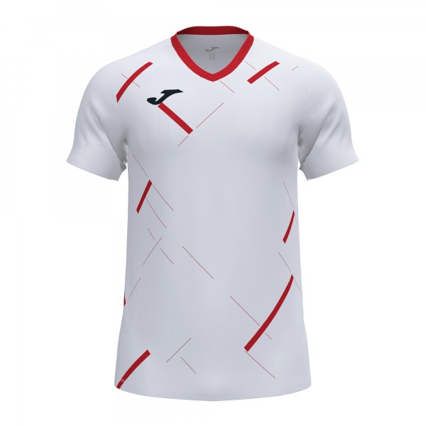 Camiseta Técnica TIGER III Blanco-Rojo
