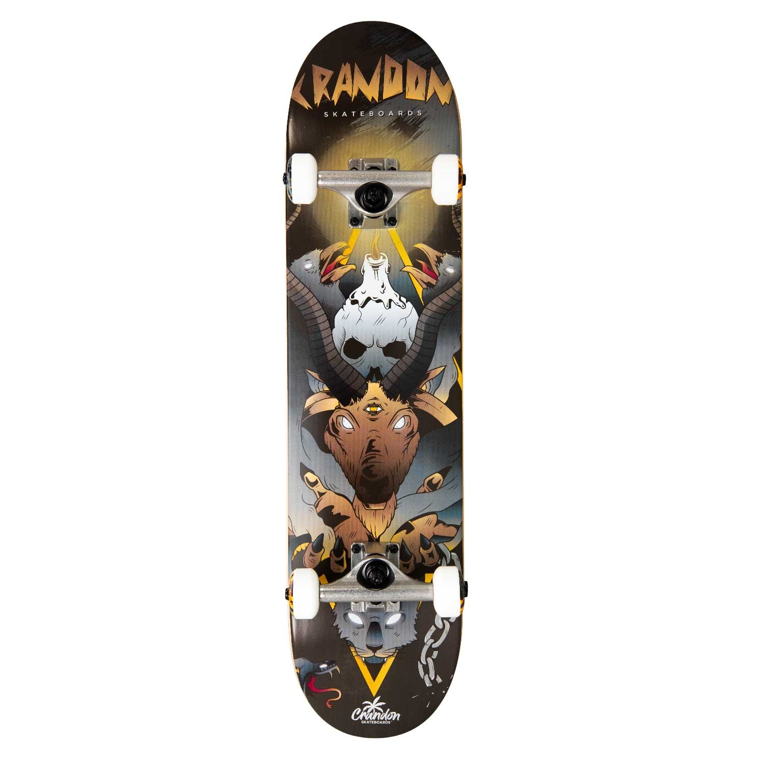 Crandon CHAIN Skateboard Completo Madera De Arce Canadiense 7 Capas. Disponible En Tres Medidas 7,75/8/8,25″